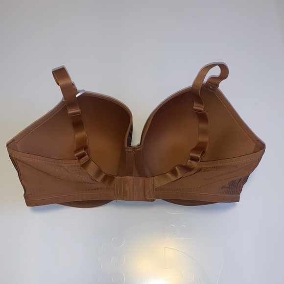 🆕 Freya “Idol” Striped Terracotta Satin Bra - Women’s Size 36G / G36 - Picture 3 of 9